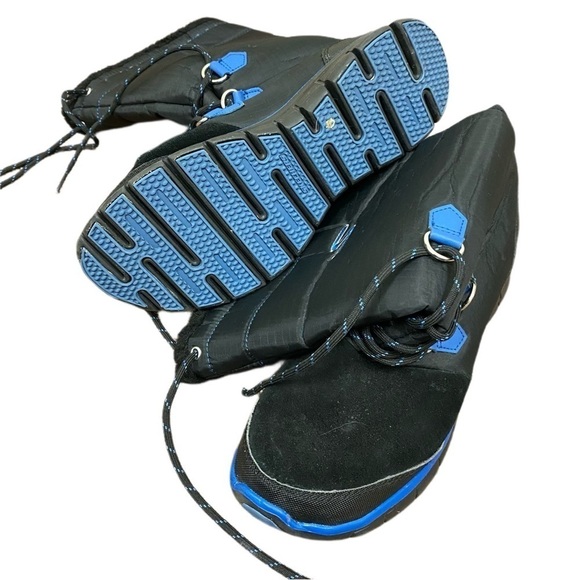 Skechers WOMANS SNOW BOOTS SIZE 9 Black Blue - Picture 2 of 5